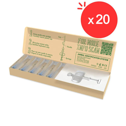 DEFRA Approved Microchip Course. Includes: 20 Free Chips and a Free Pet Scanner